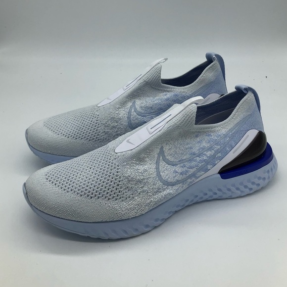 New Men’s Nike Epic Phantom React Flyknit Shoes Hydrogen Blue w/box BV0417-101 - Picture 4 of 6